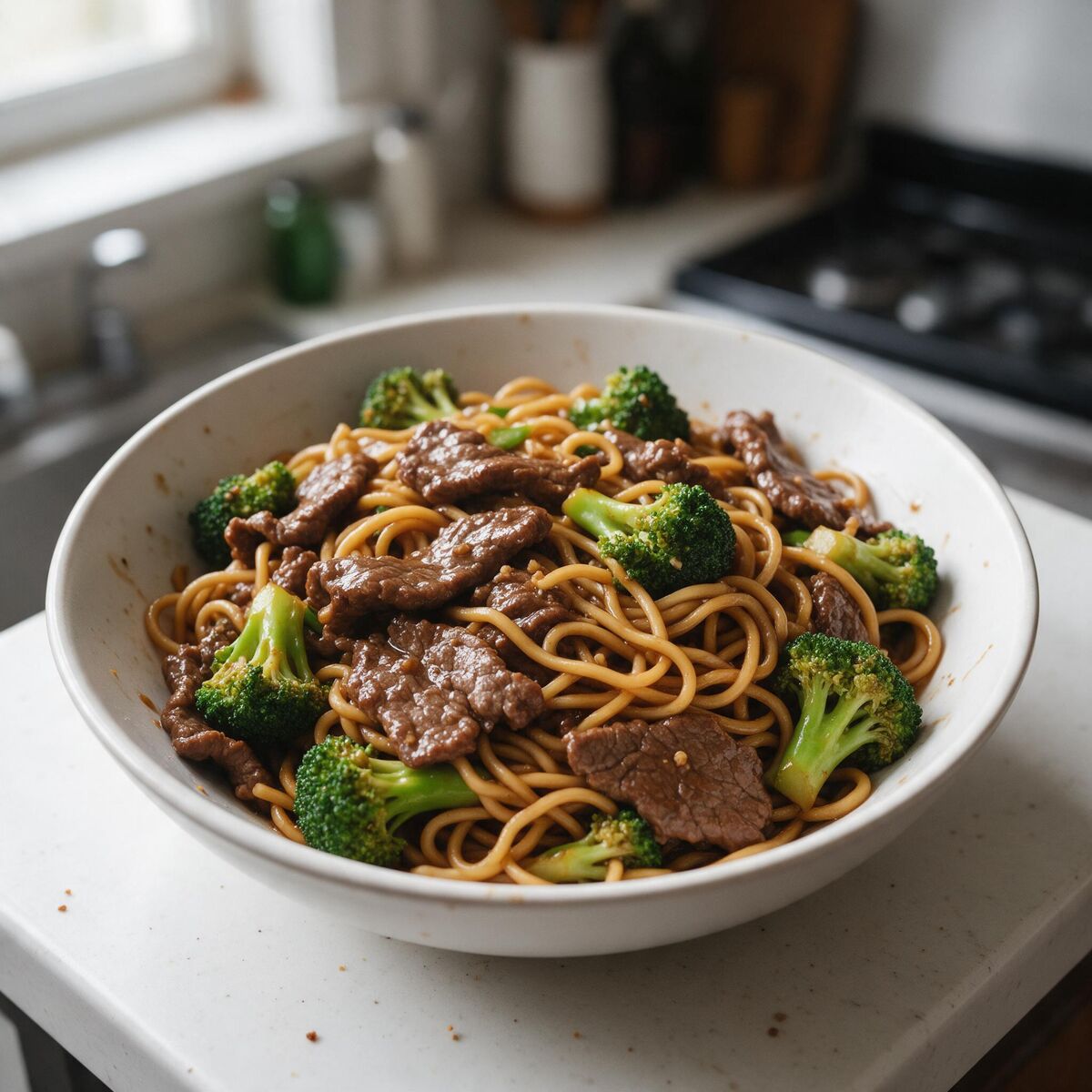 Beef and Broccoli Noodles