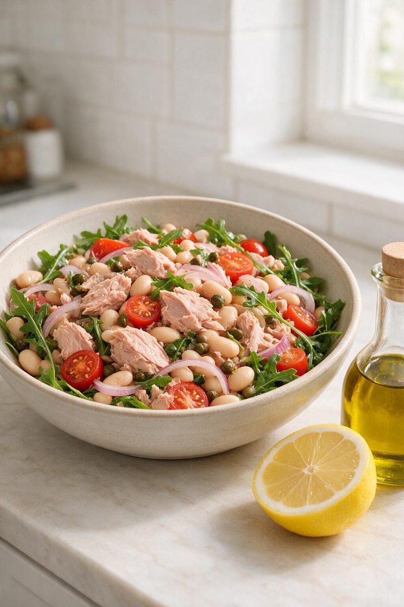 Tuscan Tuna and White Bean Salad